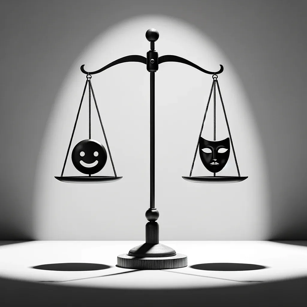 Authentizität im Job und am Arbeitsplatz_Balance ist der Schlüssel zum Glück mit der eigenen Authentizität