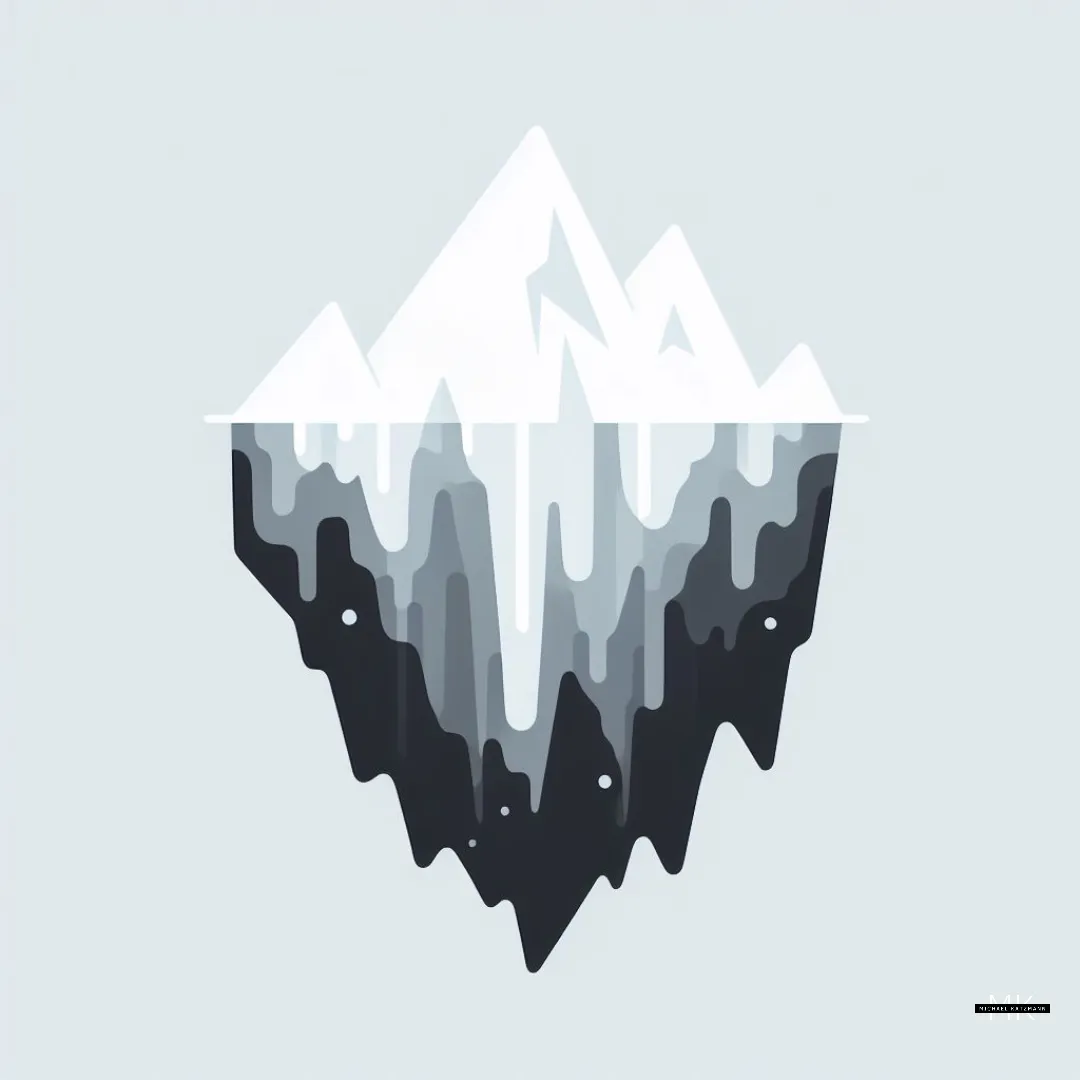 Beziehungsebene und Sachebene verstehen\_Das Eisbergmodell veranschaulichte das beherrschende Unbewusste in der Kommunikation