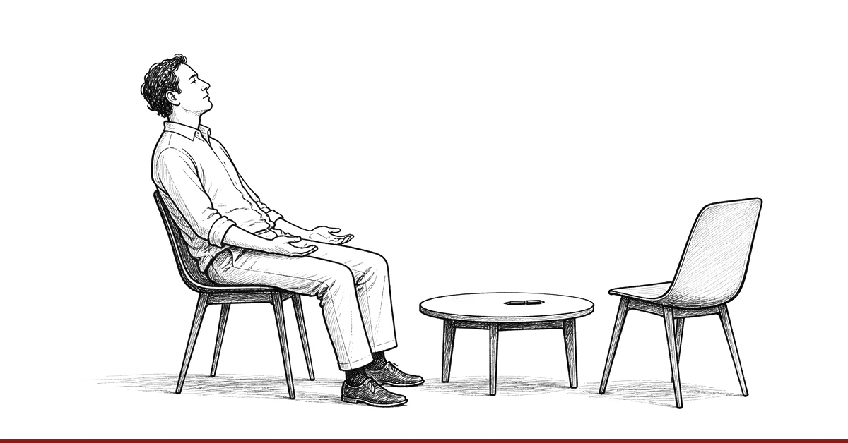 Coaching-Szene, der Moment in dem ein Konfliktmuster sichtbar wird