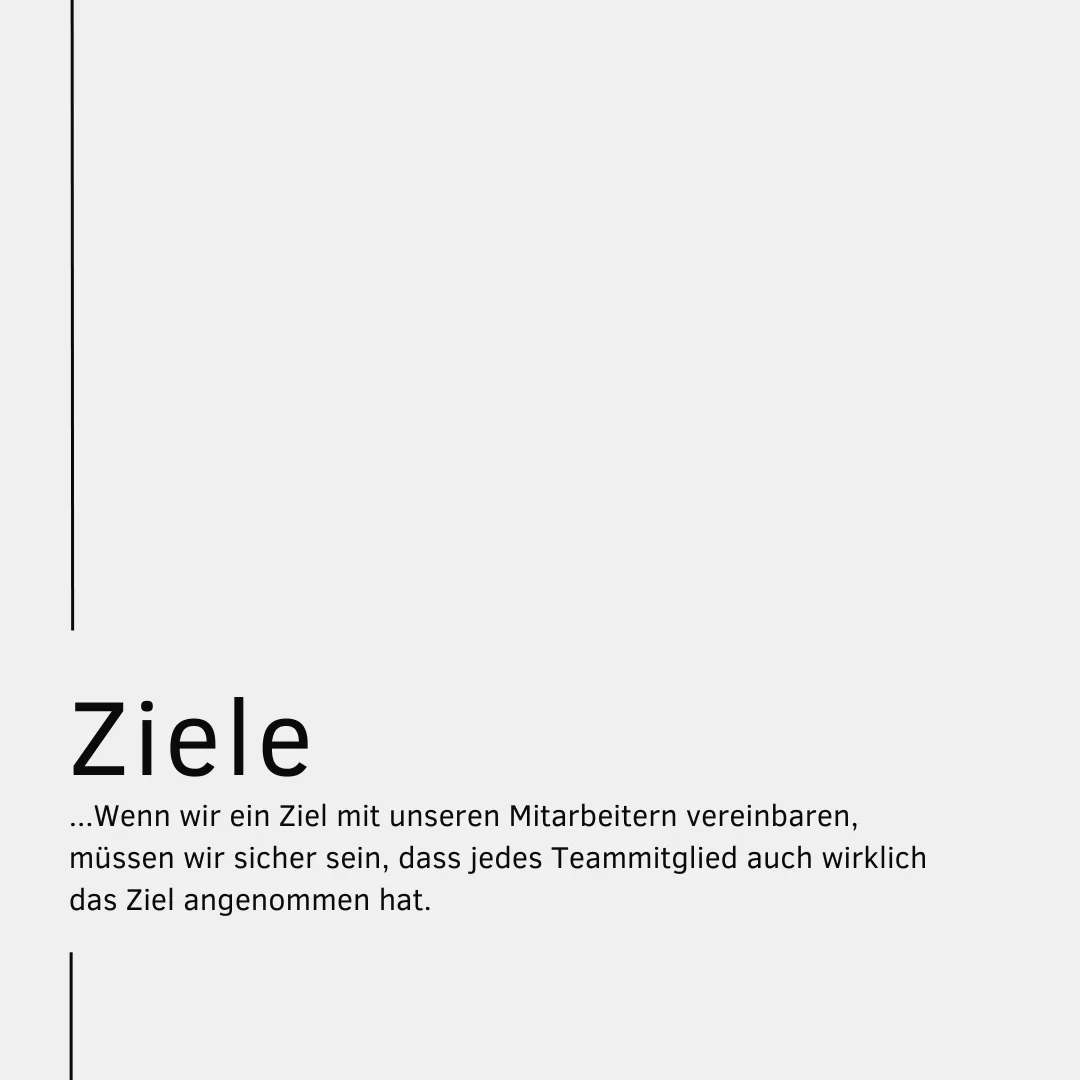Führungsinstrumente Ziele defenieren und wertschätzende Kommunikation