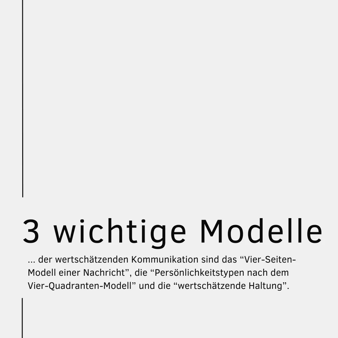 Wertschätzende Kommunikation: 3 wichtige Modelle der wertschätzenden Kommunikation