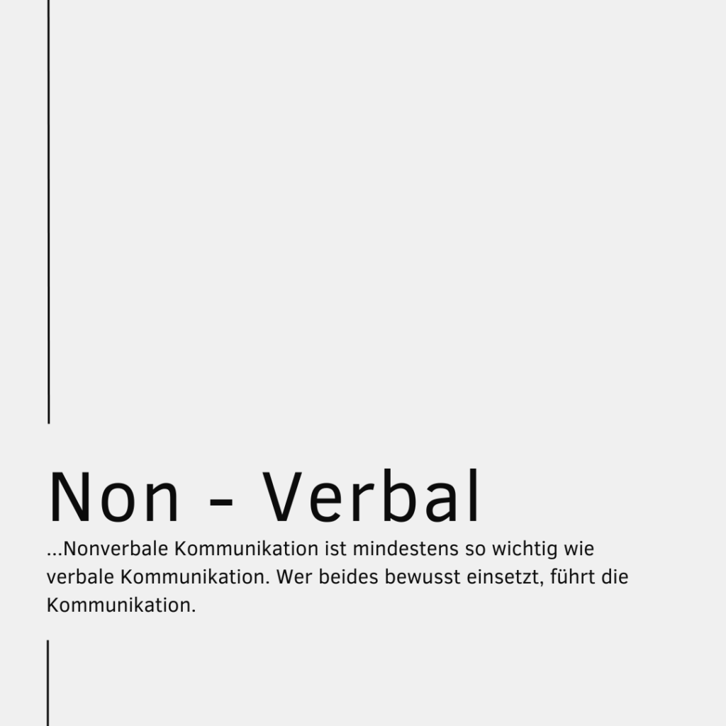 Kommunikationstraining Nonverbale Kommunikation ist mindestens so wichtig wie verbale Kommunikation