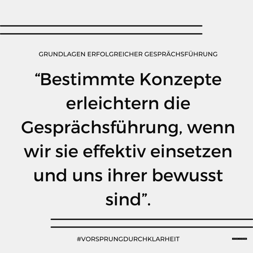Grundlagen erfolgreicher Gesprächsführung_Einsatz von Konzepten für die optimale Gesprächsführung