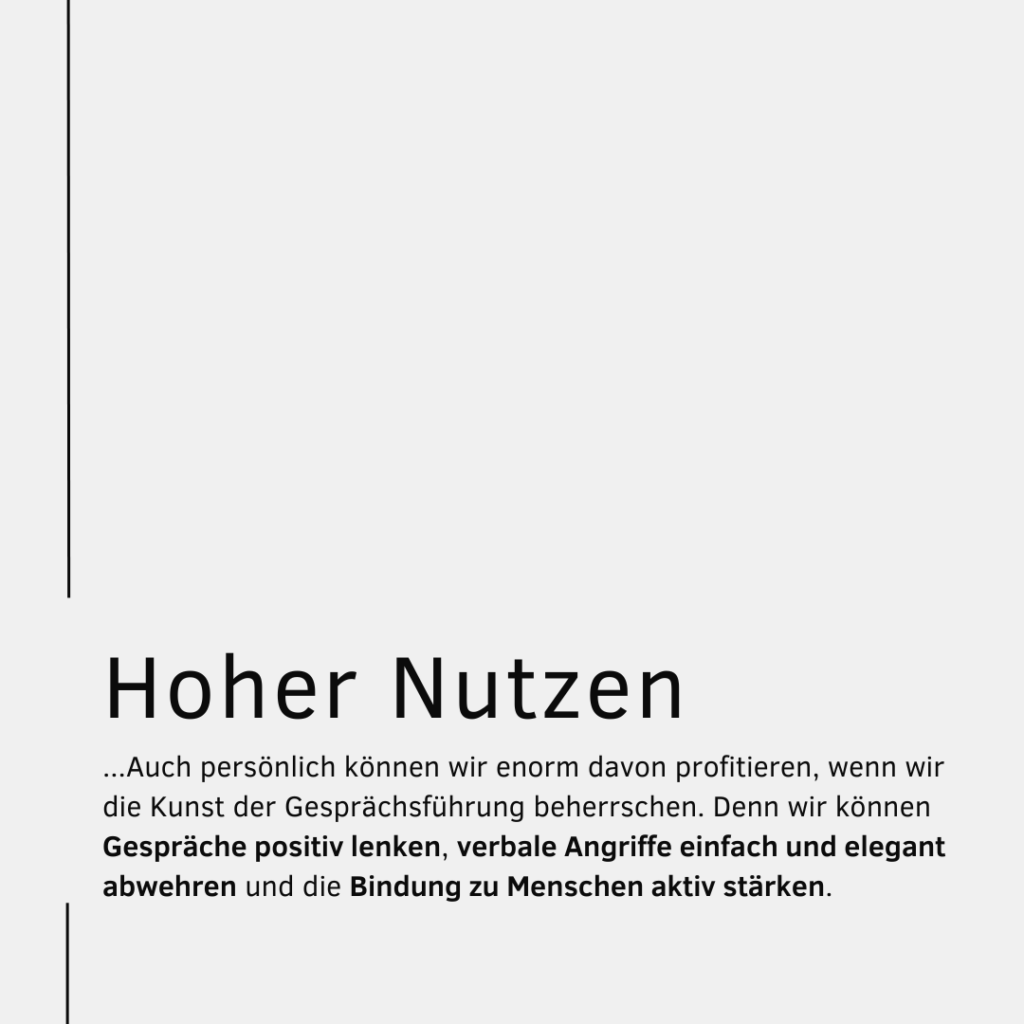 Grundlagen erfolgreicher Gesprächsführung_Vorteile guter Gesprächsführung